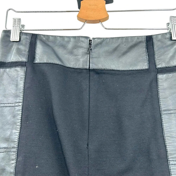 Ted Baker Palanga Black Leather Pencil Skirt Size 2 / US 6 - Picture 5 of 8